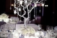 Classy Winter Wonderland Wedding Centerpieces Ideas14