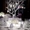 Classy Winter Wonderland Wedding Centerpieces Ideas14