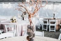 Classy Winter Wonderland Wedding Centerpieces Ideas17