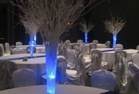 Classy Winter Wonderland Wedding Centerpieces Ideas26
