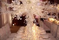 Classy Winter Wonderland Wedding Centerpieces Ideas28
