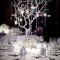 Classy Winter Wonderland Wedding Centerpieces Ideas32
