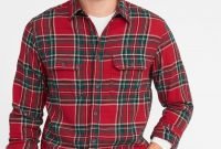 Cozy Plaid Shirt Outfit Christmas Ideas For Handsome Mens40