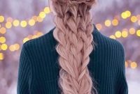 Cute Christmas Braided Hairstyles Ideas05