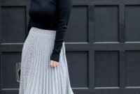 Elegant Midi Skirt Winter Ideas01