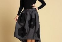 Elegant Midi Skirt Winter Ideas08