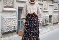 Elegant Midi Skirt Winter Ideas09