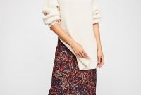 Elegant Midi Skirt Winter Ideas25