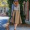 Elegant Midi Skirt Winter Ideas28