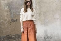 Elegant Midi Skirt Winter Ideas35