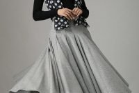 Elegant Midi Skirt Winter Ideas40