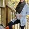 Lovely Maternity Winter Outfits Ideas10