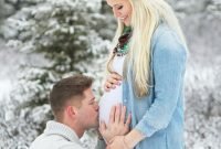 Lovely Maternity Winter Outfits Ideas17