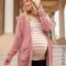 Lovely Maternity Winter Outfits Ideas34
