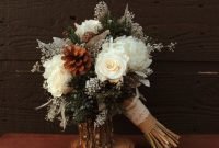 Modern Rustic Winter Wedding Flowers Ideas07