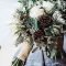 Modern Rustic Winter Wedding Flowers Ideas13