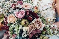 Modern Rustic Winter Wedding Flowers Ideas17