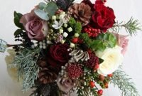 Modern Rustic Winter Wedding Flowers Ideas28