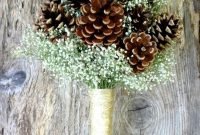 Modern Rustic Winter Wedding Flowers Ideas32