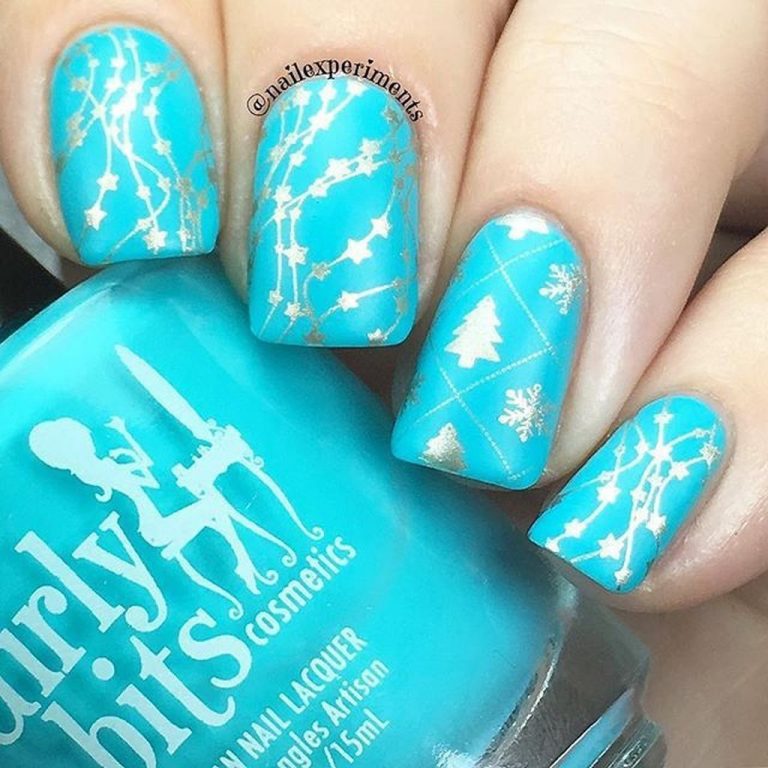 38 Outstanding Christmas Nail Art New 2017 Ideas ADDICFASHION