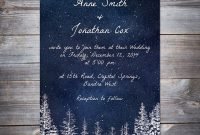 Popular Winter Wonderland Wedding Invitations Ideas01