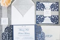 Popular Winter Wonderland Wedding Invitations Ideas11