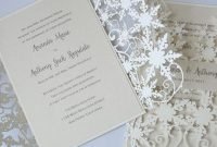 Popular Winter Wonderland Wedding Invitations Ideas27