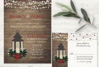 Romantic Rustic Winter Wedding Invitations Ideas02