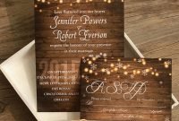 Romantic Rustic Winter Wedding Invitations Ideas18