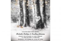 Romantic Rustic Winter Wedding Invitations Ideas24