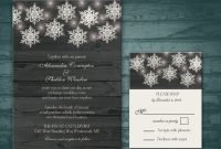 Romantic Rustic Winter Wedding Invitations Ideas32