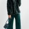 Stylish Emerald Coats Ideas For Winter38