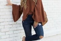 Adorable Winter Outfits Ideas With Jeans25