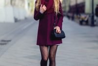 Affordable Winter Skirts Ideas With Tights07