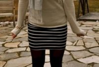 Affordable Winter Skirts Ideas With Tights19