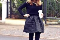 Affordable Winter Skirts Ideas With Tights22