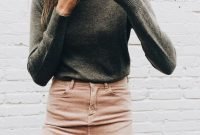 Affordable Winter Skirts Ideas With Tights30