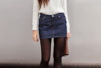 Affordable Winter Skirts Ideas With Tights31