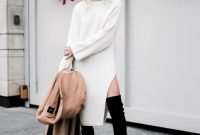 Amazing Winter Dresses Ideas With Boots16