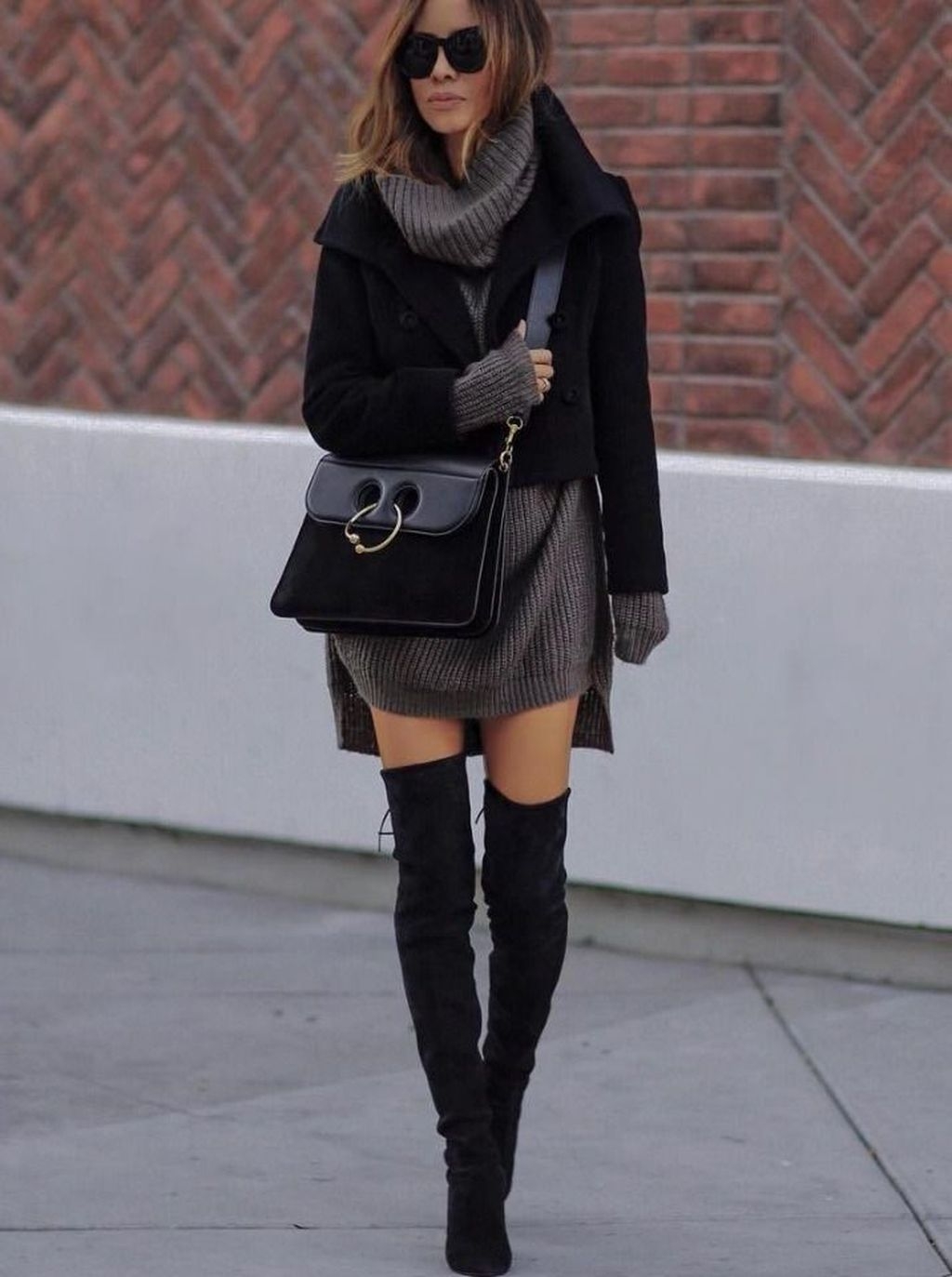 40 Amazing Winter Dresses Ideas With Boots