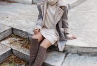 Amazing Winter Dresses Ideas With Boots22