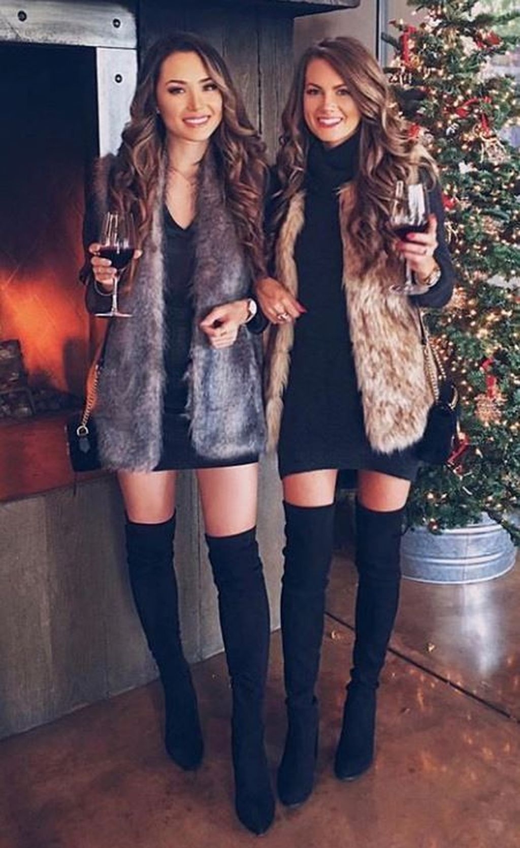 40 Amazing Winter Dresses Ideas With Boots Addicfashion