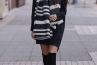 Amazing Winter Dresses Ideas With Boots32