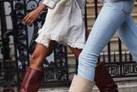 Awesome Winter Dress Outfits Ideas With Boots07