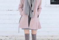 Awesome Winter Dress Outfits Ideas With Boots21