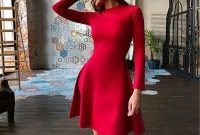 Flawless Winter Dress Outfits Ideas33