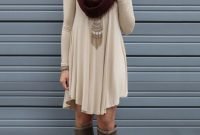 Flawless Winter Dress Outfits Ideas43