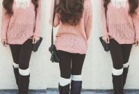 Incredible Winter Outfits Ideas With Leg Warmers01