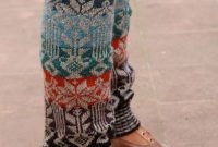 Incredible Winter Outfits Ideas With Leg Warmers21