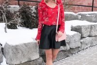 Inpiring Outfits Ideas For Valentines Day26